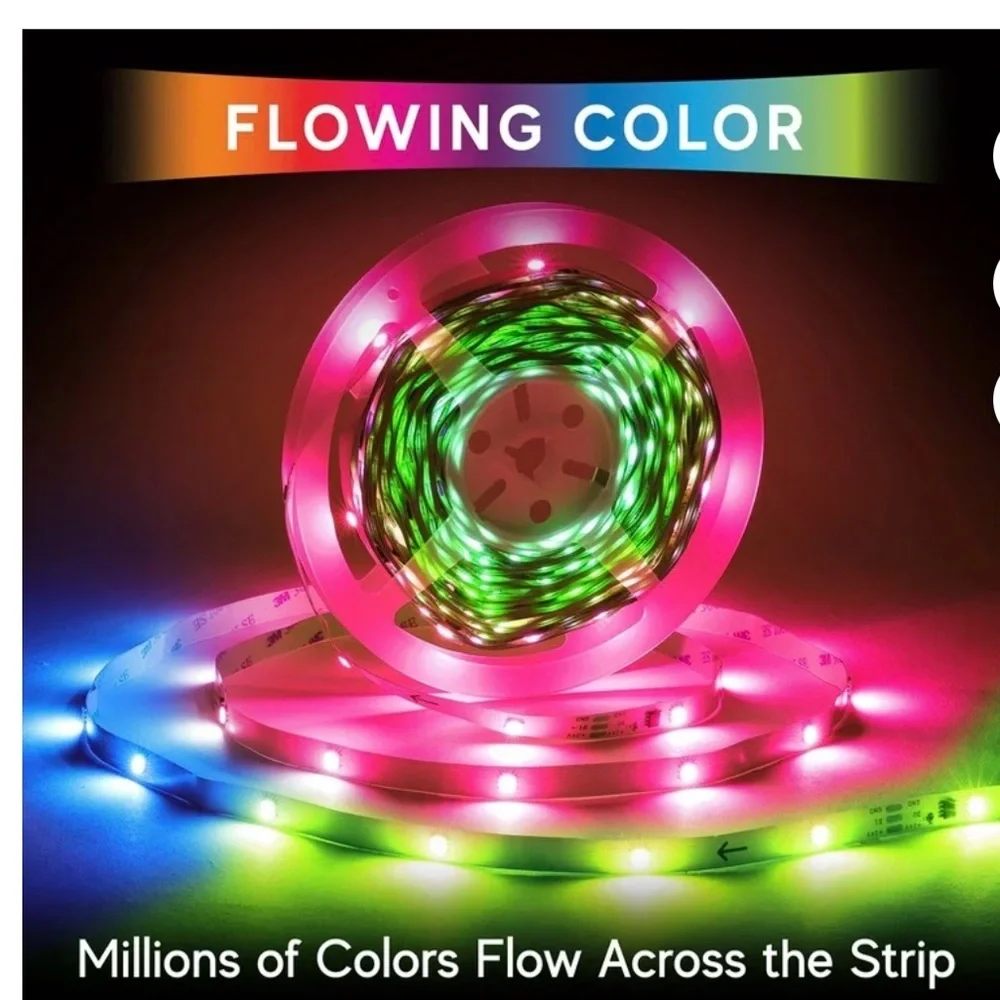 Xtreme Lit | 50FT Flowing Color Light Strip | 270 LEDs Bluetooth App Control NWT